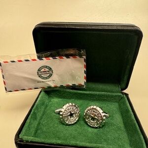Heineken cuff links